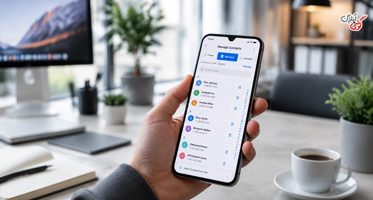 تصویری مرتبط با SIM Card Contacts (مخاطبین سیمکارت) در گوشی