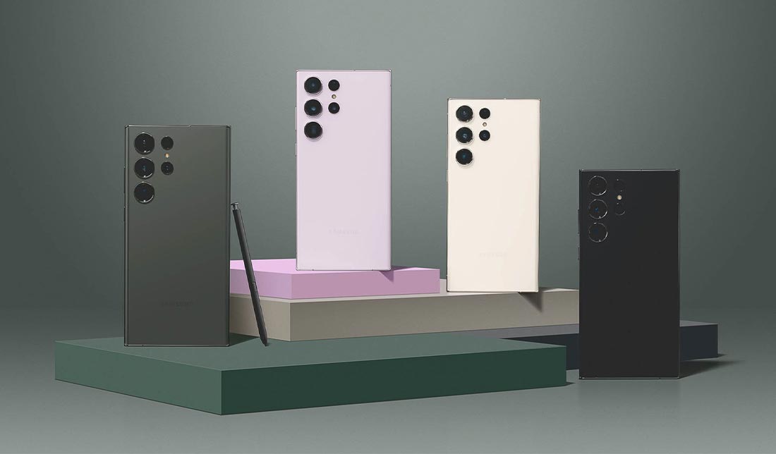 نمایش رنگبندی گوشی گلکسی s24 ultra