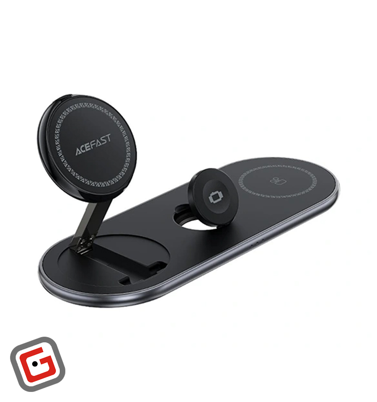 استند و شارژر وایرلس ایس فست مدل E19 Qi2 با قابلیت شارژ اپل واچ