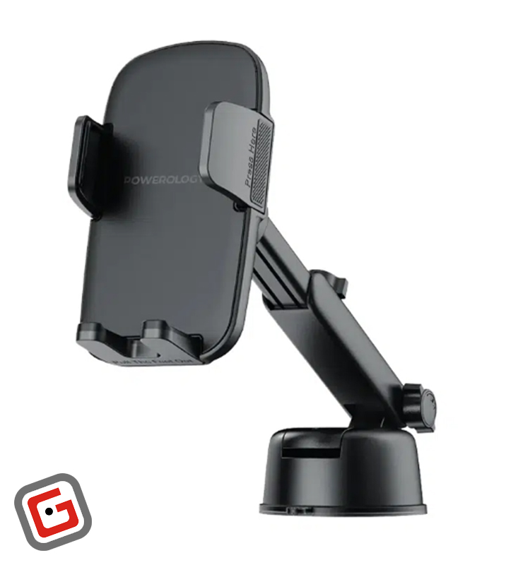 هولدر موبایل ماشین پاورولوژی مدل PWRLX08BK با گیره خودکار