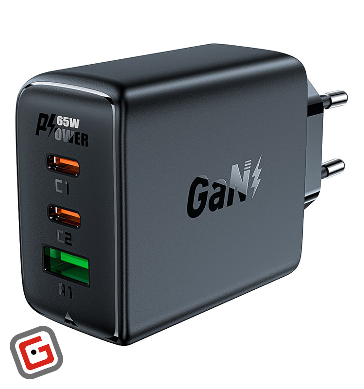 شارژر دیواری ایس فست مدل A41 PD65W توان 65 وات